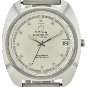 Omega Geneve Electronic F300 Chronometer Herrenuhr Ref . 198.030 selten~ 1970-75