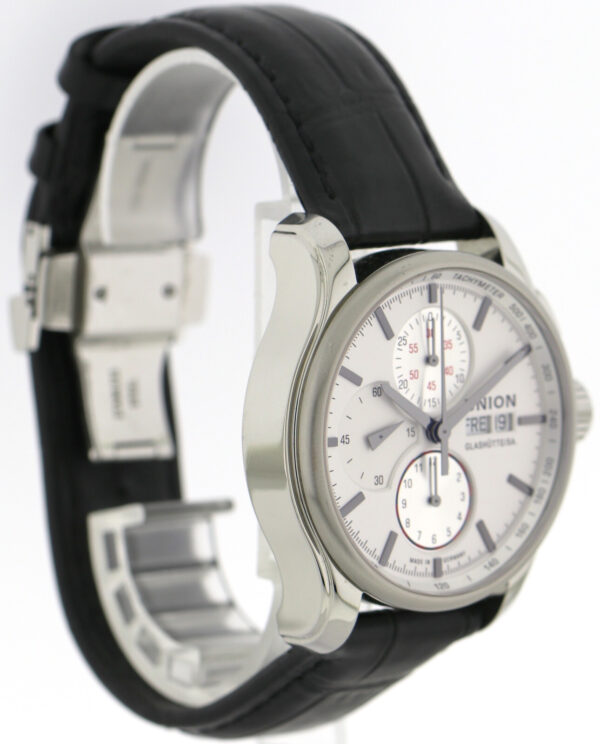 Union Glashütte Viro Herren Chronograph Stahl Ø43mm Ref. D001.414 Box Papiere – Bild 4