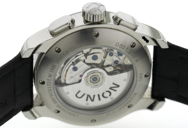 Union Glashütte Viro Herren Chronograph Stahl Ø43mm Ref. D001.414 Box Papiere – Bild 9