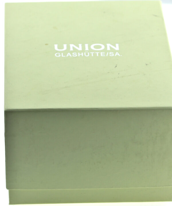 Union Glashütte Viro Herren Chronograph Stahl Ø43mm Ref. D001.414 Box Papiere – Bild 13