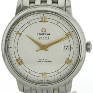 Omega De Ville Prestige Automatic Herrenuhr Co-Axial Ref. 4241 Edelstahl Fullset