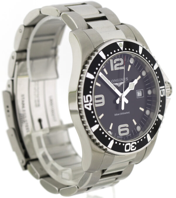 Longines Hydro Conquest Herrenuhr Quarz Ref. L3.840.4 Edelstahl Fullset Ø44mm – Bild 4