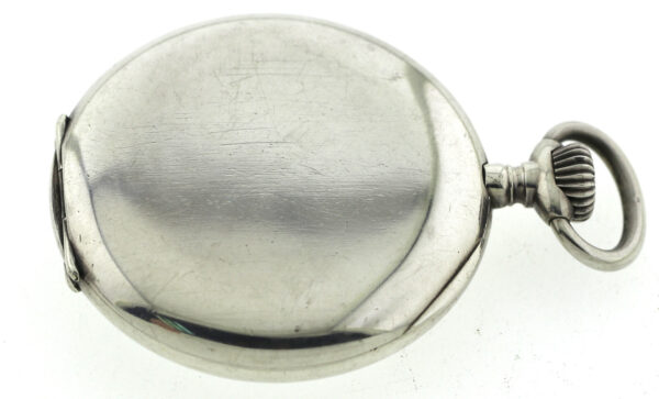J. Assmann Glashütte i/Sa  seltene Herren-Taschenuhr 900er Silber 54mm 102,6g – Bild 8