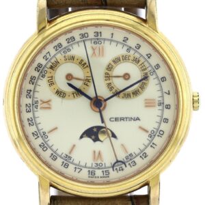 Certina Vintage Herrenuhr Vollkalender Triple Calendar Mondphase Ref.699 100129
