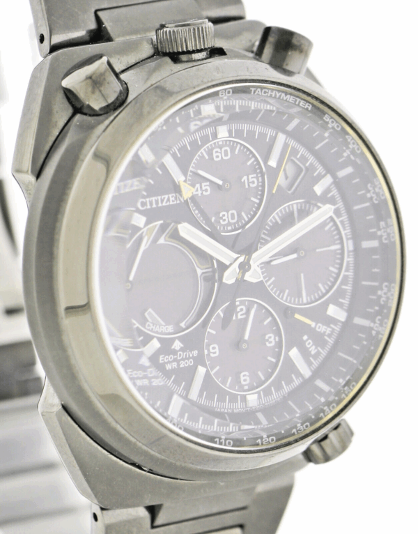 Citizen Eco Drive BULLHEAD WR200Herren- Alarm- Chronograph Ref. E210-S116520 – Bild 5