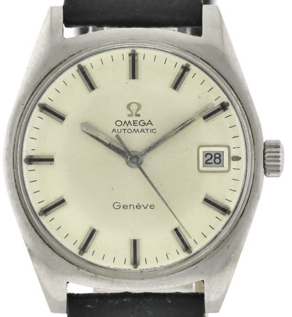 Omega Geneve, Vintage- Automatik- Herrenuhr, Stahl, Ref. 166.041, Kal.565  ~1968
