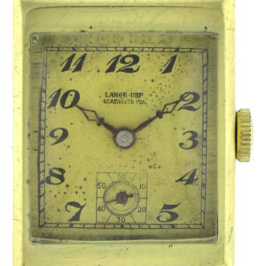 Rarität A.Lange & Söhne Vintage Herrenuhr, um 1935, 585/14k Gelbgold, Handaufzug