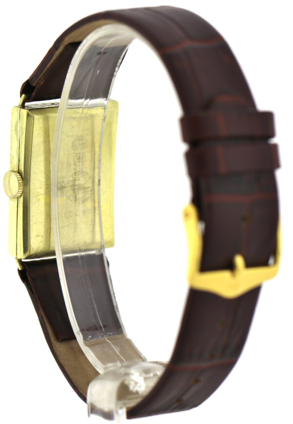 Rarität A.Lange & Söhne Vintage Herrenuhr, um 1935, 585/14k Gelbgold, Handaufzug – Bild 7