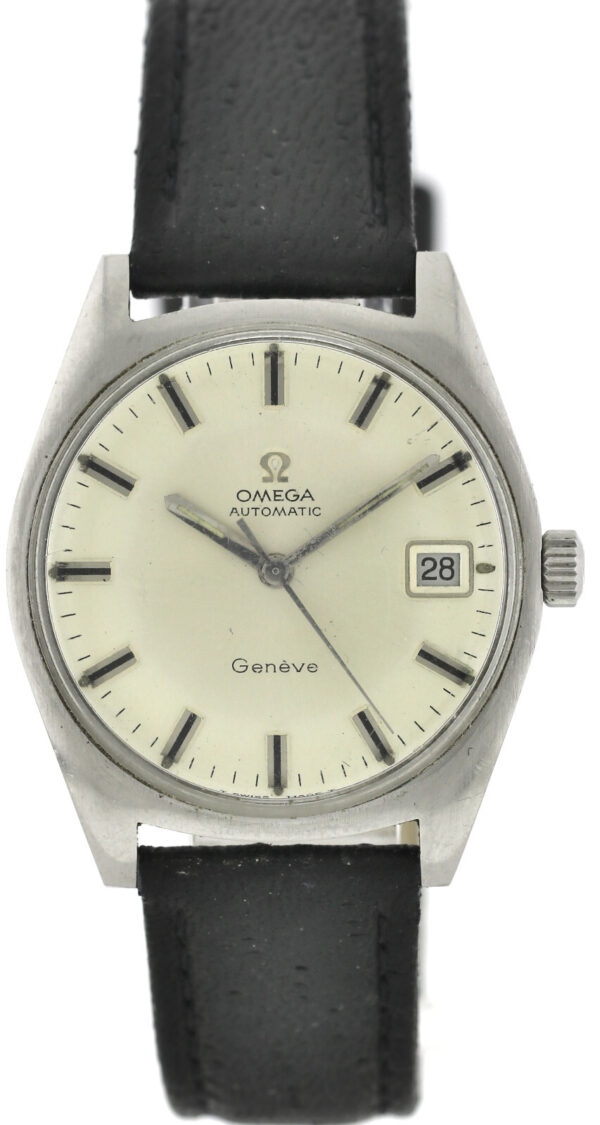 Omega Geneve, Vintage- Automatik- Herrenuhr, Stahl, Ref. 166.041, Kal.565  ~1968 – Bild 2