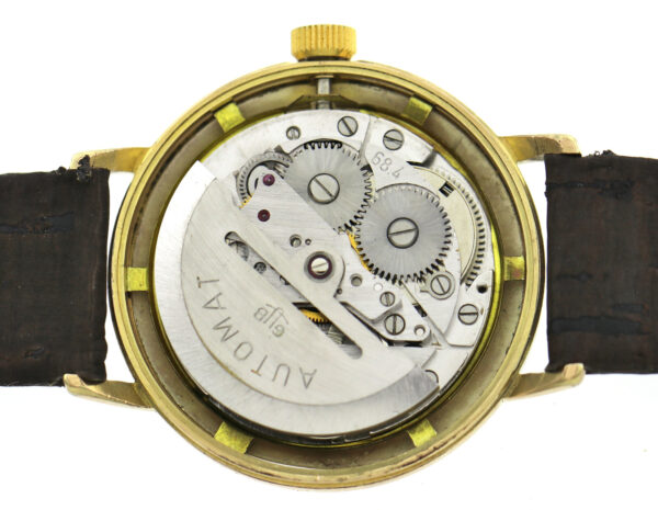 RARITÄT GUB Glashütte Automat Kal. 68.4 vergoldete Vintage Herrenuhr 1964