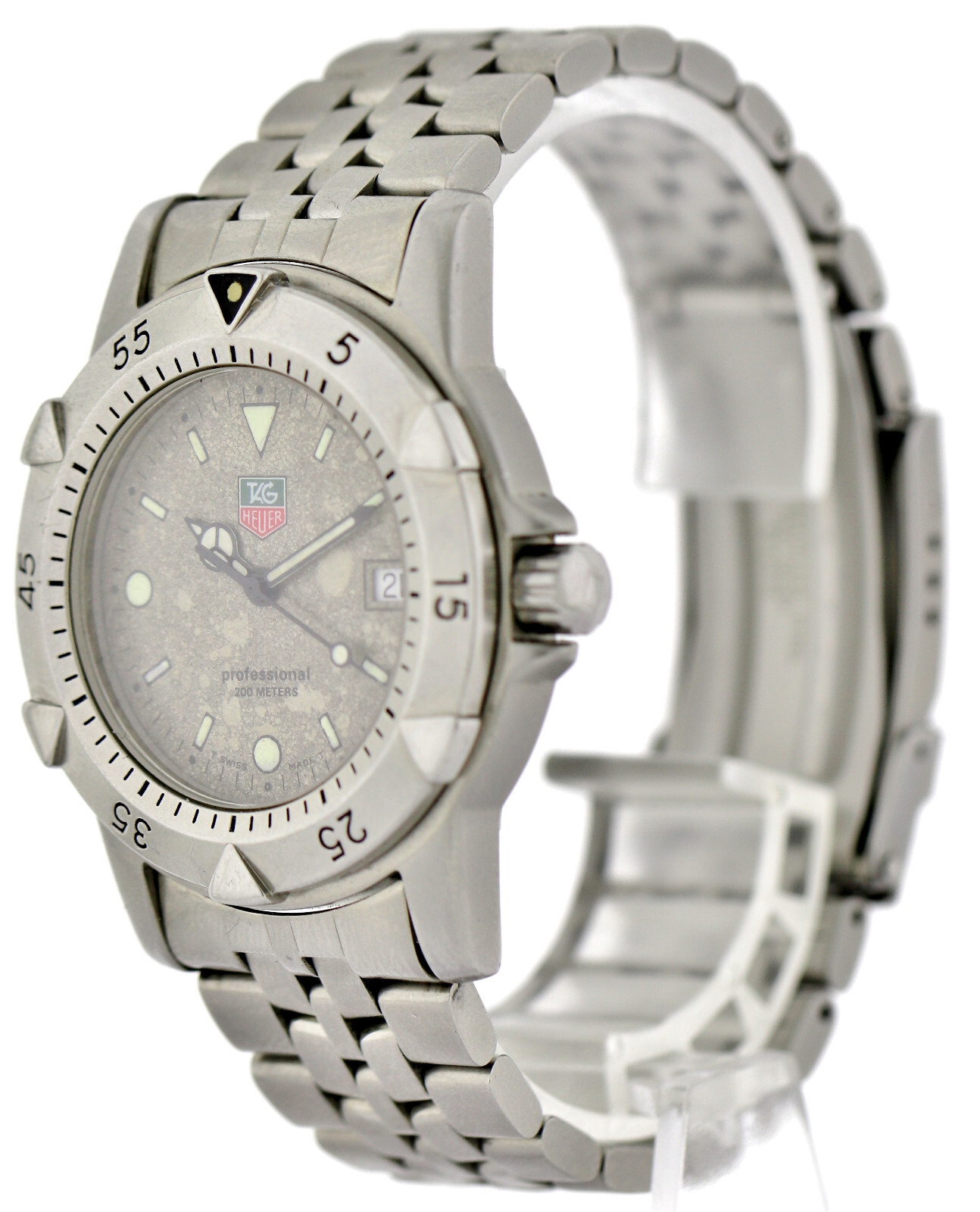 Tag Heuer Professional Unisex- Uhr 37mm Ref. 959.713K-20 Quarz Edelstahl 90er – Bild 4