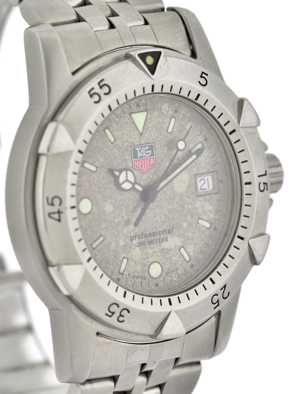 Tag Heuer Professional Unisex- Uhr 37mm Ref. 959.713K-20 Quarz Edelstahl 90er – Bild 5