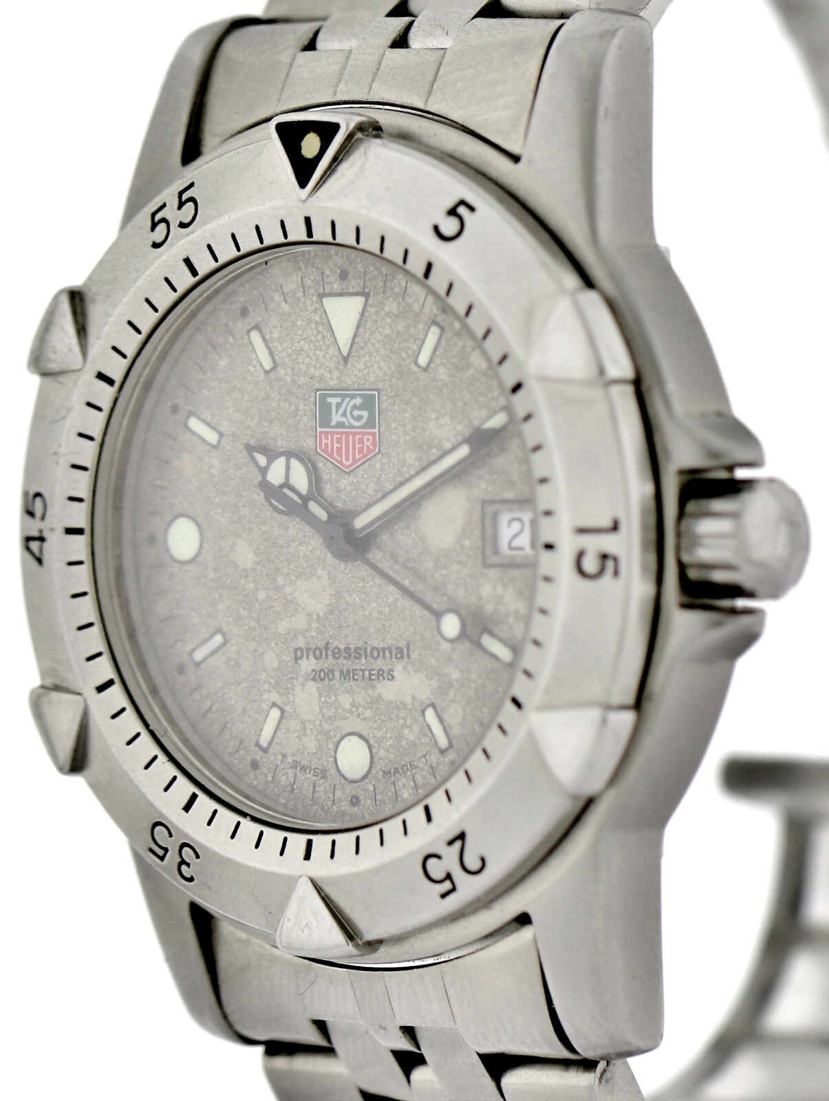 Tag Heuer Professional Unisex- Uhr 37mm Ref. 959.713K-20 Quarz Edelstahl 90er – Bild 6