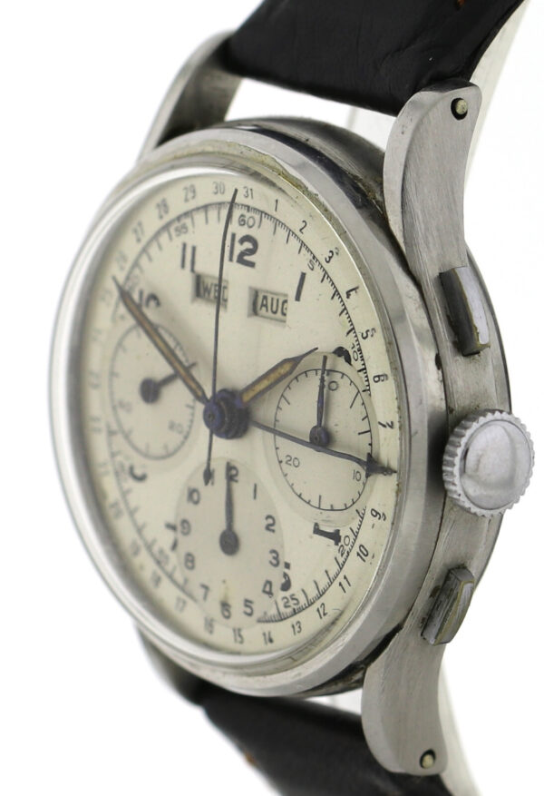 Rarität Baume & Mercier Kal. Valjoux 72c Vintage Chronograph Triple Calendar – Bild 5