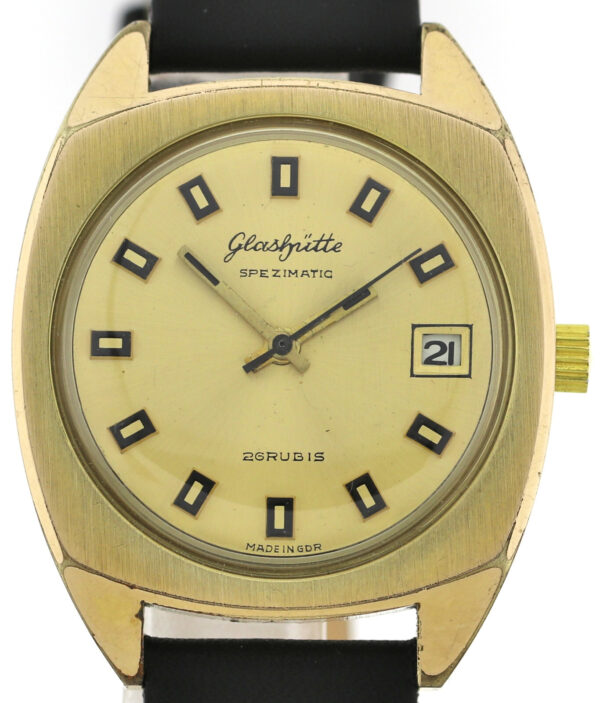 GUB Glashütte Spezimatic Kal.75 Automatik Vintage Herrenuhr Ø36mm