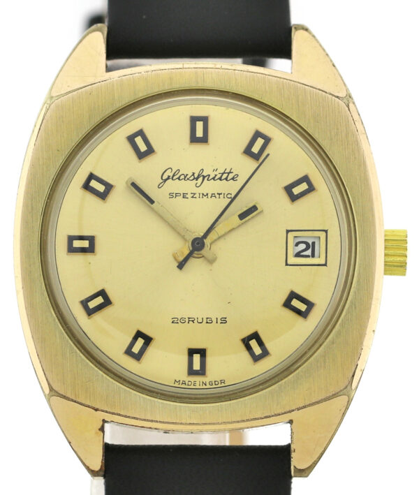 GUB Glashütte Spezimatic Kal.75 Automatik Vintage Herrenuhr Ø36mm – Bild 2