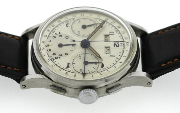 Rarität Baume & Mercier Kal. Valjoux 72c Vintage Chronograph Triple Calendar – Bild 9