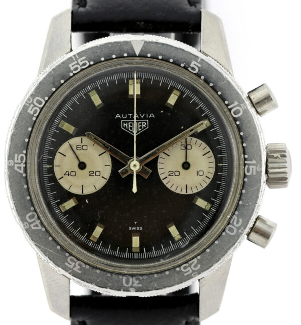 Heuer Autavia Vintage- Herren- Chronograph Ref. 7763  Kal. 7730 Rarität aus 1968