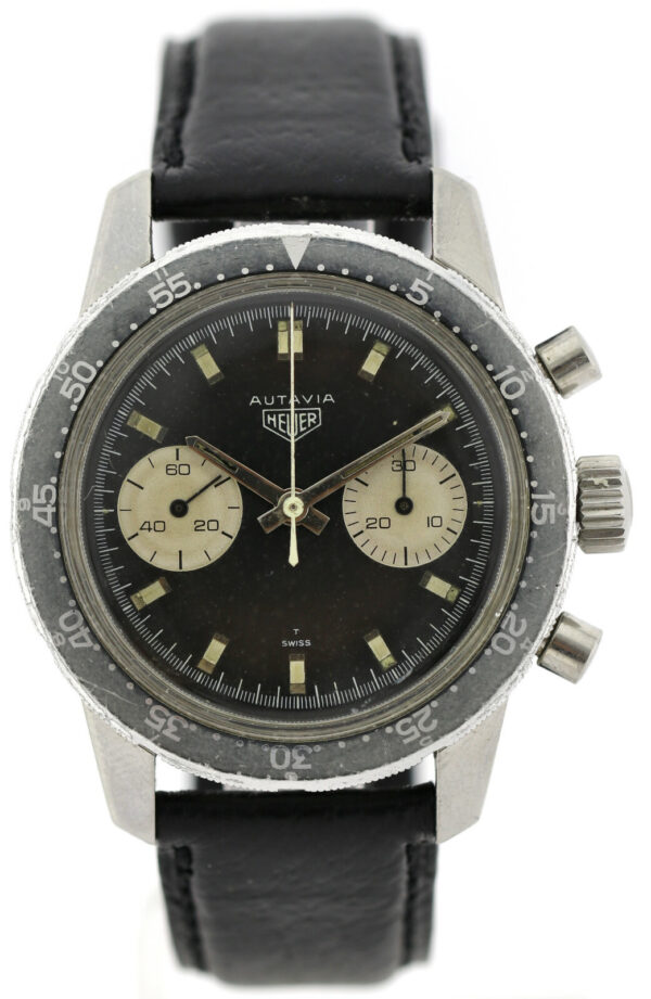 Heuer Autavia Vintage- Herren- Chronograph Ref. 7763  Kal. 7730 Rarität aus 1968 – Bild 2