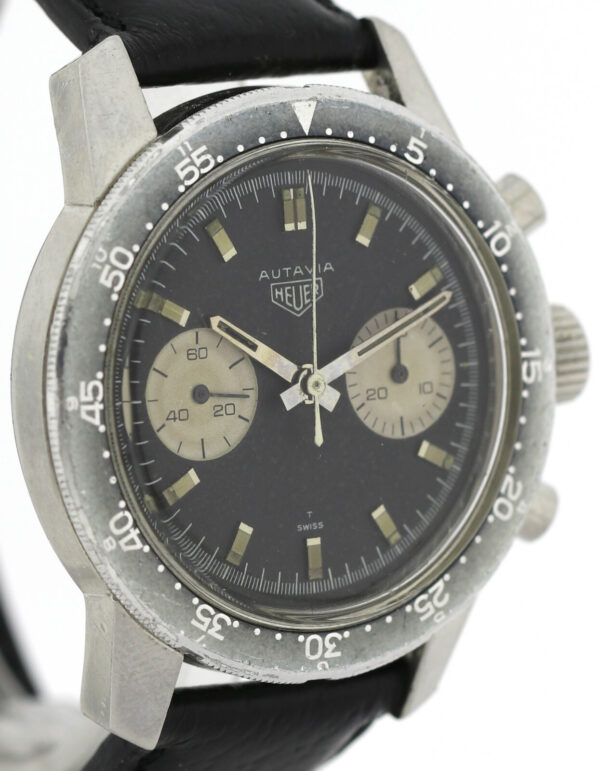 Heuer Autavia Vintage- Herren- Chronograph Ref. 7763  Kal. 7730 Rarität aus 1968 – Bild 5