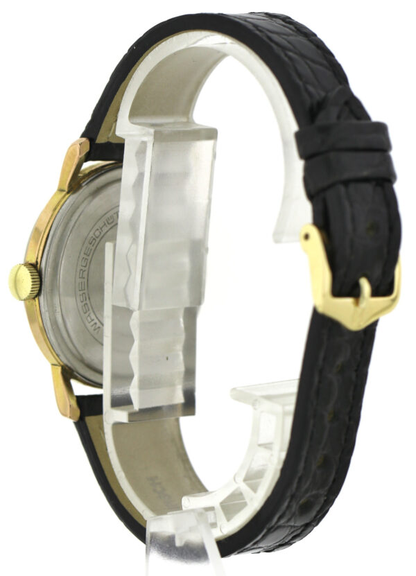 GUB Glashütte Kalibervergoldete Vintage Herrenuhr Kal.  70.1  33,5mm 60er Jahre – Bild 7