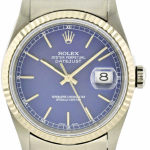 Rolex Oyster Perputual Datejust Ref. 16234 36mm Herrenuhr Weißgoldlünette
