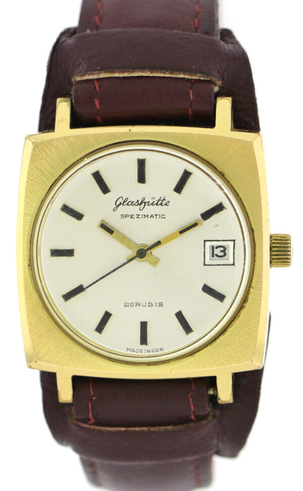GUB Glashütte Spezimatic Kal.75 Automatik Vintage- Herrenuhr – Bild 2