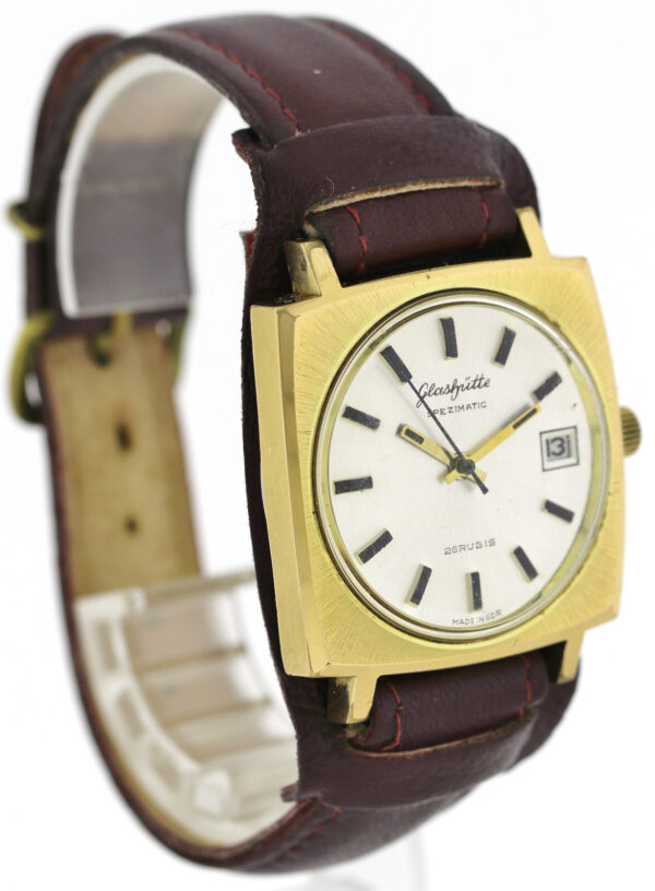 GUB Glashütte Spezimatic Kal.75 Automatik Vintage- Herrenuhr – Bild 3