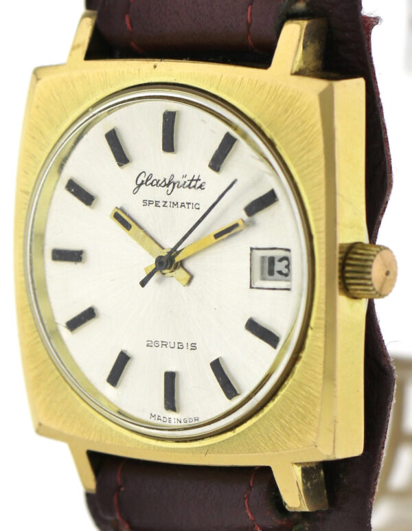 GUB Glashütte Spezimatic Kal.75 Automatik Vintage- Herrenuhr – Bild 6