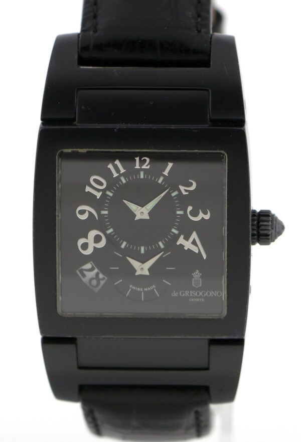 De Grisogono Instrumento No Uno Dual Time Herrenuhr Edelstahl/PVD, Automatik – Bild 3