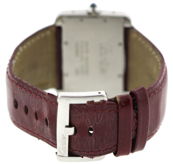 Cartier Tank Divan Damenuhr Ref. 2600 Quarz Edelstahl – Bild 10