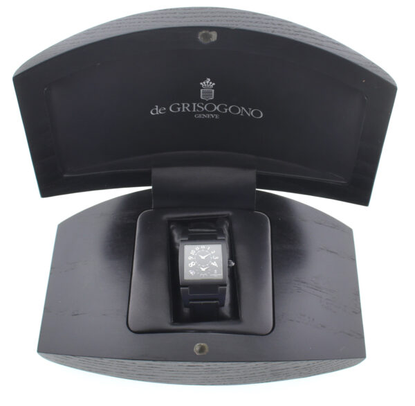 De Grisogono Instrumento No Uno Dual Time Herrenuhr Edelstahl/PVD, Automatik – Bild 11
