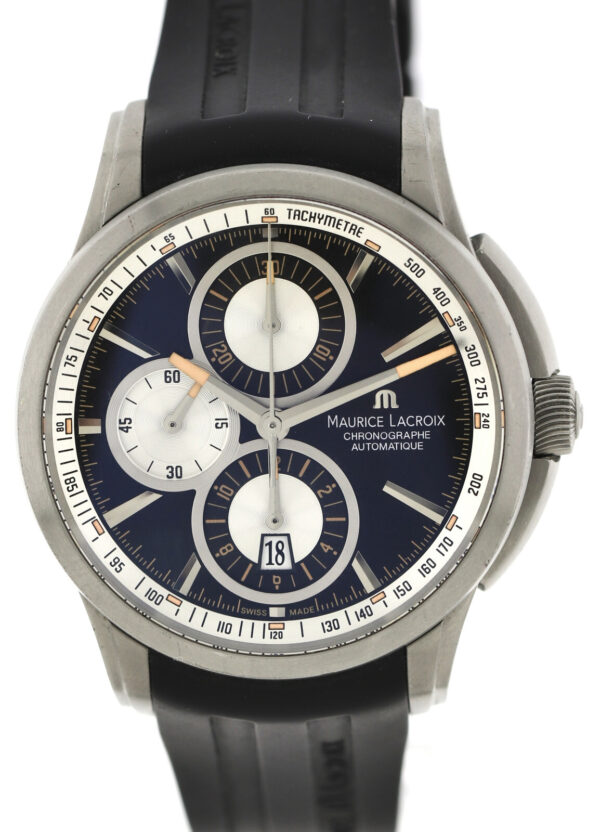 Maurice Lacroix Pontos Automatic- Herren- Chronograph Ref.  PT6188 in Titan – Bild 2