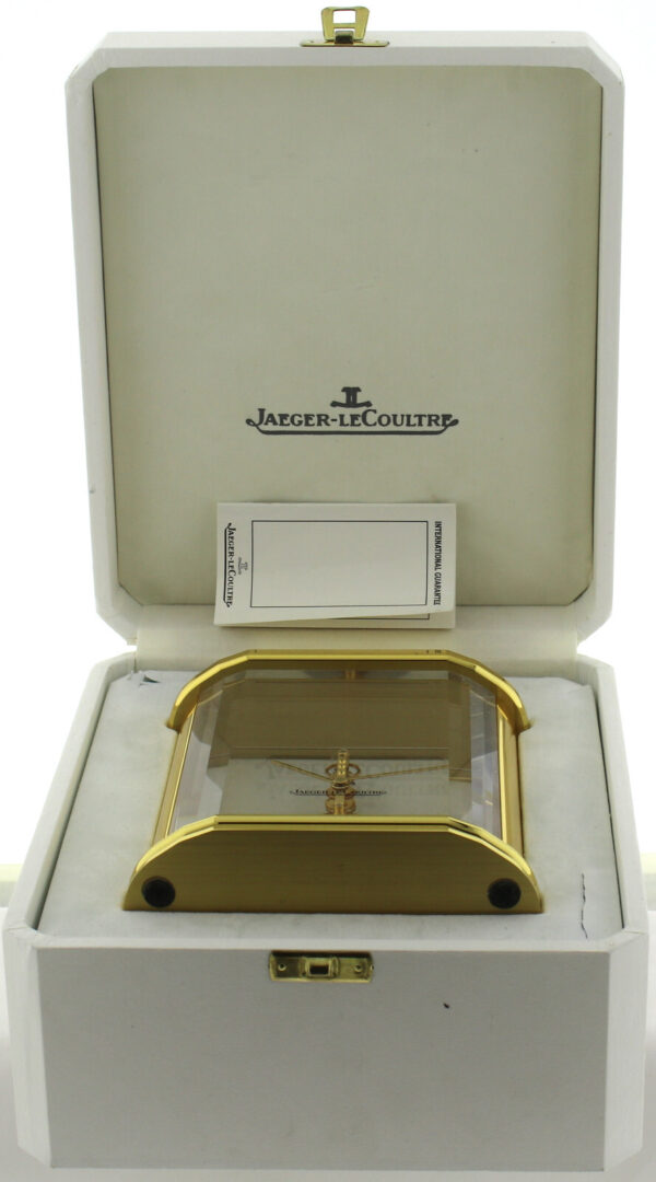 Jaeger-LeCoultre Prisma Tisch-Stiluhr Pendulette 8-Tage-Stabwerk 215.022 Fullset – Bild 10