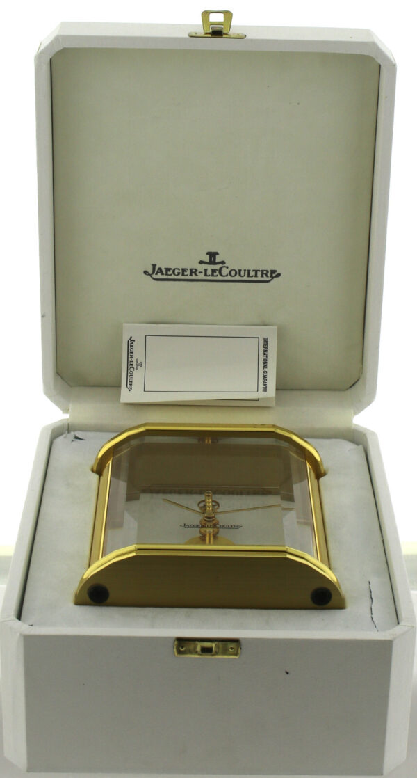 Jaeger-LeCoultre Prisma Tisch-Stiluhr Pendulette 8-Tage-Stabwerk 215.022 Fullset – Bild 11