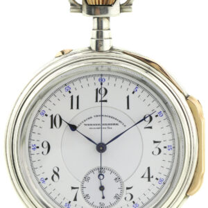 Rarität Wern. Rehork Deutsche Uhrmacherschule Glashütte DUS Schuluhr Chronograph