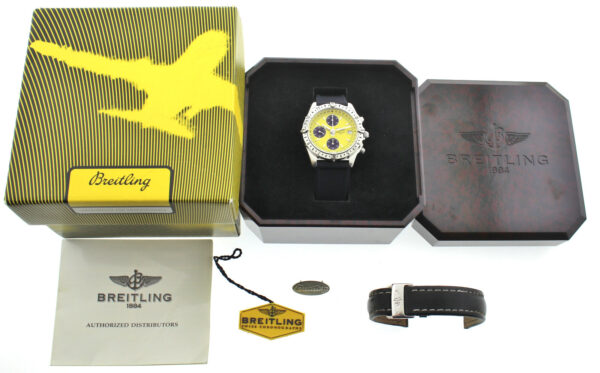 Breitling Chronomat Longitude Automatic- Herren- Chronograph Ref.A20048 Stahl – Bild 11