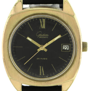 GUB Glashütte Spezimatic Black Beauty Kal.75 Automatik Vintage- Herrenuhr Ø36mm