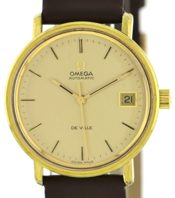 Omega De Ville Automatic Vintage Herrenuhr  Ref. 166.0086 Kal. 1002 ca.1970 – Bild 2