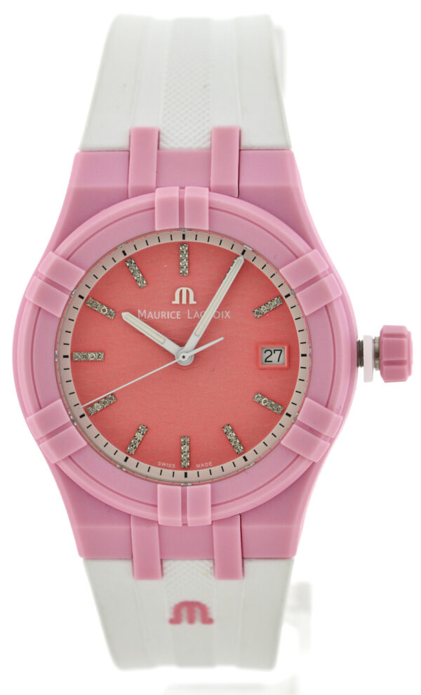 ungetragene Maurice Lacroix  Unisex Uhr Aikon # tide AI2008-EEEE1-3A0-0 FULLSET – Bild 2