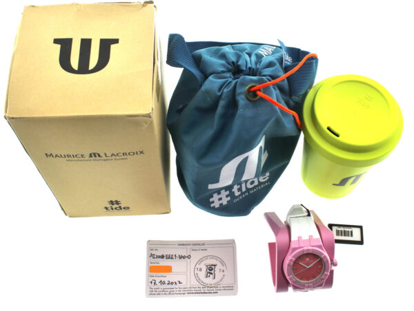 ungetragene Maurice Lacroix  Unisex Uhr Aikon # tide AI2008-EEEE1-3A0-0 FULLSET – Bild 11
