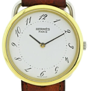 Hermes Arceau  Unisexuhr Ref. A92464 Stahl/ vergoldet Quarz 33mm