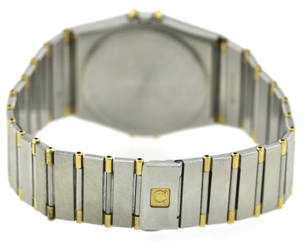 Omega Constellation Unisex Stahl/Gold, Quarz 34mm seltenes schwarzes Zifferblatt – Bild 8