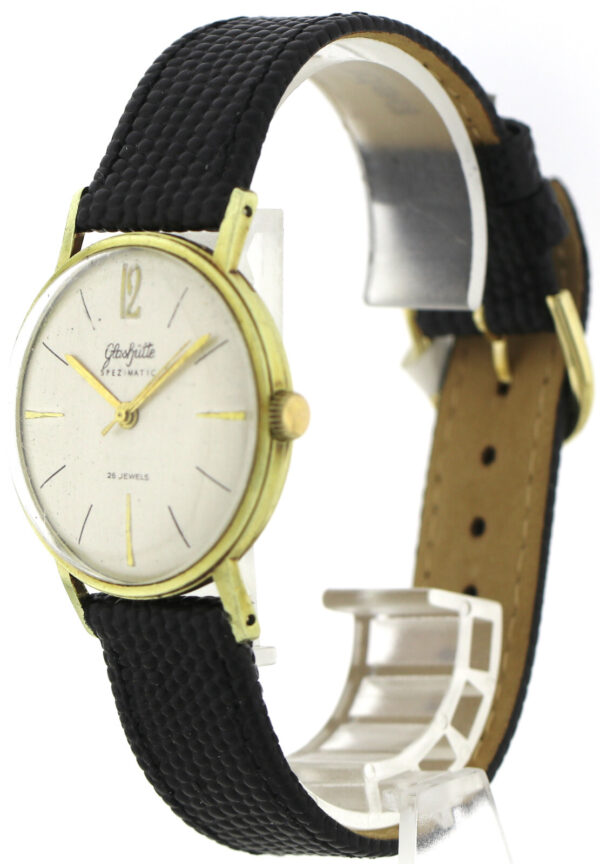 Rarität GUB Glashütte Spezimatic 585 Gold Vintage Herrenuhr Kal. 74 Ø34mm ~1965 – Bild 7