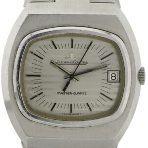 Jaeger LeCoultre Master Quartz  Ref. 23302-42 seltene Vintage Herrenuhr Stahl