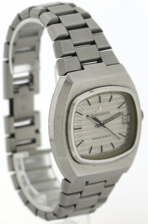 Jaeger LeCoultre Master Quartz  Ref. 23302-42 seltene Vintage Herrenuhr Stahl – Bild 4