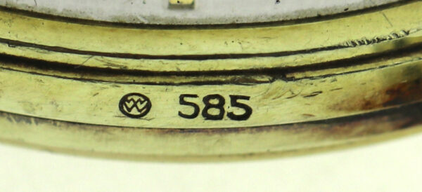 Rarität GUB Glashütte Spezimatic 585 Gold Vintage Herrenuhr Kal. 74 Ø34mm ~1965 – Bild 10