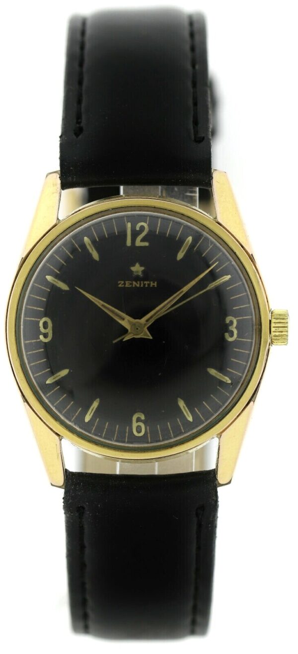 Zenith Star Herren 60er Jahre Vintageuhr Handaufzug Kal. 2522 vergoldet Ø 34mm – Bild 2