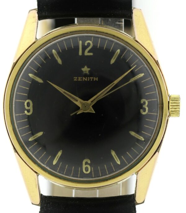 Zenith Star Herren 60er Jahre Vintageuhr Handaufzug Kal. 2522 vergoldet Ø 34mm – Bild 3