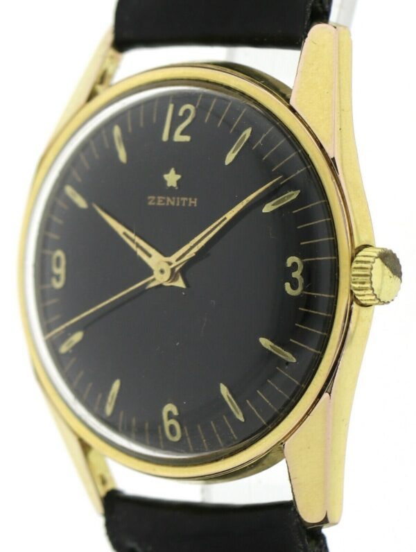 Zenith Star Herren 60er Jahre Vintageuhr Handaufzug Kal. 2522 vergoldet Ø 34mm – Bild 5